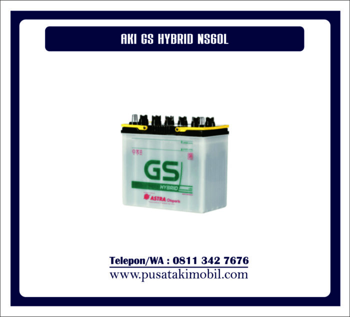 AKI GS ASTRA Hybrid NS60L - PUSAT AKI MOBIL
