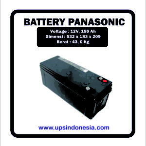 BATTERY VRLA PANASONIC 12V150AH | BATERAI UPS PANASONIC SURABAYA